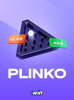 Plinko arcade casino game available at 1win online platform