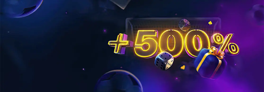 500 percent first deposit bonus promotion at 1win online casino